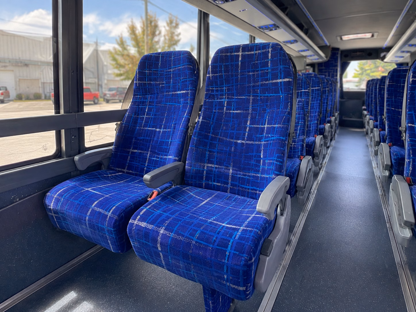 round rock charter bus rental inside